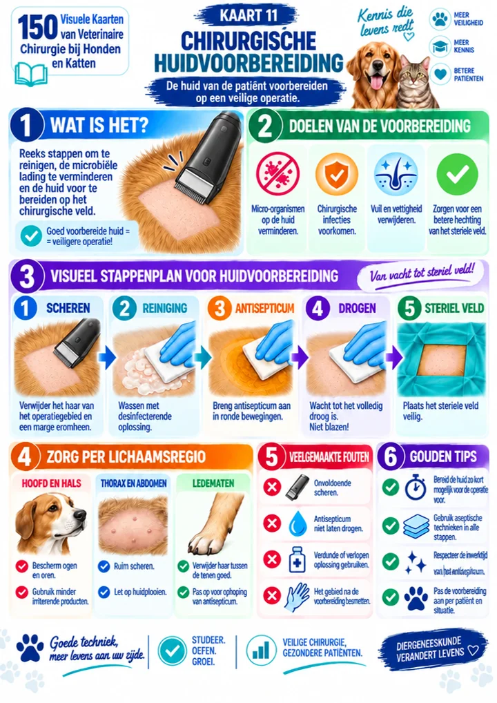 Chirurgische Huidvoorbereiding